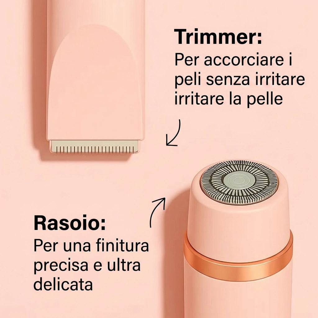 Kelya® – Il trimmer 2 in 1 per pelli sensibili